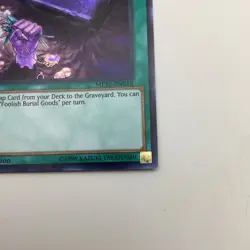 Foolish Burial Goods MP17-EN218 1st Edition Secret Rare LP Yugioh - Image 2