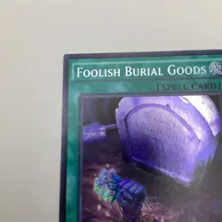 Foolish Burial Goods MP17-EN218 1st Edition Secret Rare LP Yugioh - Image 4