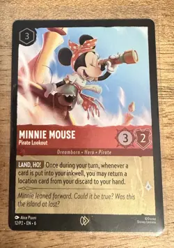 Minnie Mouse - Pirate Lookout 12/P2 Disney Lorcana Promo Cards Foil - Image 2