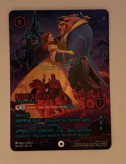 Belle & Beast Certain As The Sun Iconic - Disney Lorcana - Attack Of The Vine - Image 1