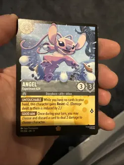 Angel Experiment 624 Lorcana Winterspell Legendary Non Foil NM 191/204 Disney - Image 3