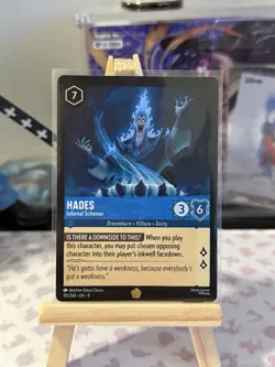 Disney Lorcana TCG Hades - Infernal Schemer Fabled 151/204 - Image 1