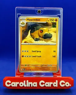 HIPPOWDON ERROR CARD CRIMPED 053/131 PRISMATIC EVOLUTION POKEMON CARD ⭐ RARE - Image 1