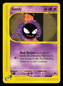 Gastly 109/165 Common Expedition Pokemon Card - Image 1