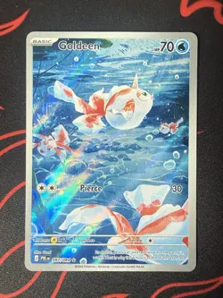Goldeen 087/084 NM Pitch Black Illustration Rare 2026 English Pokemon Card - Image 3