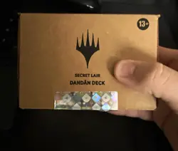 Secret Lair Dandan Deck sleeved (82 cards total) (with bonus items) - Image 1