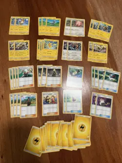 2017-2018 Pokemon Battle Deck 59 Card Lot NM/MT See Lot Photos - Image 1