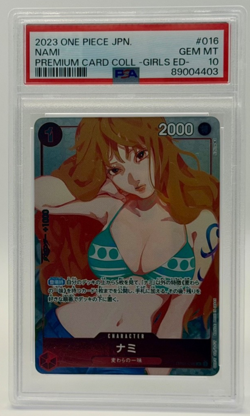 Nami OP01-016 R One Piece Premium Card Collection Girls Edition PSA 10 - Image 1