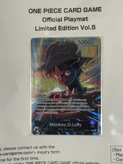 One Piece Card Official Playmat Limited Edition Vol 5 With Luffy Promo Card - Image 4