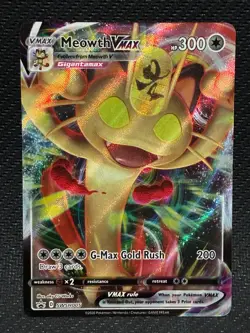 Meowth VMAX SWSH005 SWSH: Sword & Shield Promo Cards Holo (NM) - Image 2