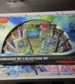 Pokemon TCG Venusaur EX And Blastoise EX Premium Collection Gamestop Exclusive - Image 1