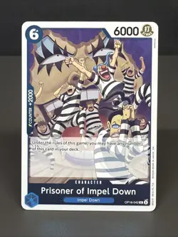 Prisoner of Impel Down OP16-042 Foil Rare R - One Piece Card Game OP-16 - Image 1