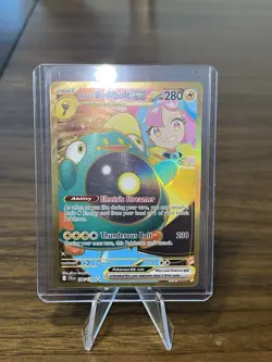 Pokemon TCG Card Iono's Bellibolt ex 188/159 Journey Together Hyper Rare - Image 4