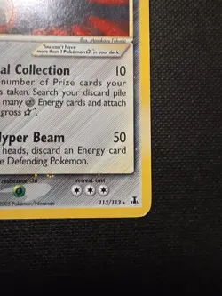 Metagross Gold Star Holo Card 113/113 Delta Species - Image 4