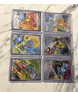 Pokemon TCG first partner illustration set of six cards - Image 1