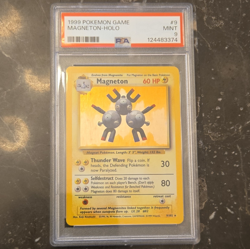 Magneton 009/102 Base Set Holo Rare English PSA 9 Pokemon TCG Card - Image 1