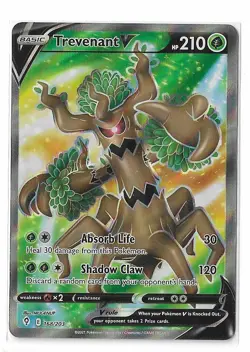 Trevenant V 168/203 Evolving Skies Sword & Shield Full Art Pokemon TCG Card NM - Image 1