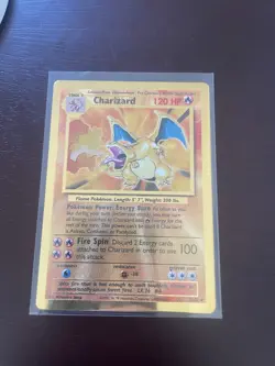 Metal Charizard (4/102) Celebrations Ultra Premium Collection Gold Pokemon Card! - Image 1