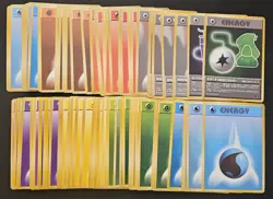 100x Japanese Old Back Energy Lot Basic Double Colorless Special Pokemon LP-HP - Image 1