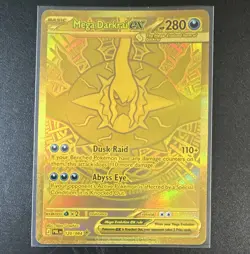 Mega Darkrai EX 120/084 PLB Secret Rare Full Art Holo Pokemon TCG Card - Image 1