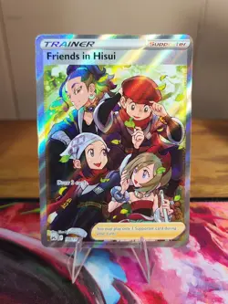 Friends in Hisui 148/159 Ultra Rare Crown Zenith Pokemon Holo Near Mint - Image 1