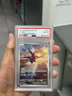 Latios, 203/191, SV08: Surging Sparks, Illustration Rare Holo, EN, PSA 8 - Image 1