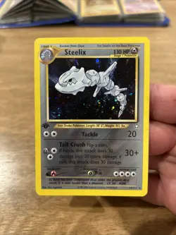 Steelix 15/111 Neo Genesis Holo Pokemon Vintage - Image 2
