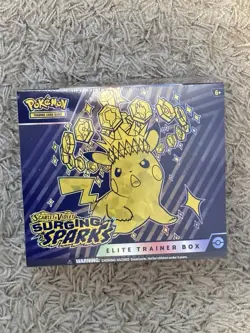 Pokemon TCG Scarlet & Violet Surging Sparks Elite Trainer Box ETB Sealed - Image 1