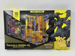 Pokemon TCG Tag Team Pikachu & Zekrom GX Premium Collection Box - Image 1
