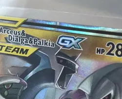 Pokemon TCG Arceus & Dialga & Palkia GX 156/236 Cosmic Eclipse Ultra Rare Holo - Image 4