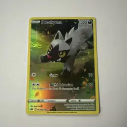 2023 Pokemon TCG Poochyena GG33/GG70 SWSH Crown Zenith Galarian Gallery Holo - Image 1