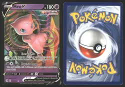 Pokemon TCG Fusion Strike Mew 113/264 Damaged (See photos) - Image 3