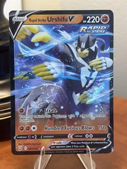 The Pokemon Company-Rapid Strike Urshifu V-Battle Styles-087/163-Holo-LP - Image 1