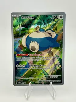 Pokemon TCG Snorlax 151 Promo SVP 051 Elite Trainer Box Black Star Promo NM - Image 1