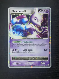 Mewtwo LV.X D&P Legends Awakened 144/146 Ultra Rare Holo Pokemon TCG - CLEAN VLP - Image 1