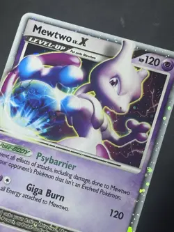 Mewtwo LV.X D&P Legends Awakened 144/146 Ultra Rare Holo Pokemon TCG - CLEAN VLP - Image 3