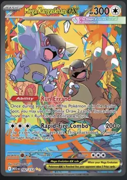 The Pokemon Company Mega Kangaskhan EX 182/132 Evolutions FA Holo UR EN - Image 2