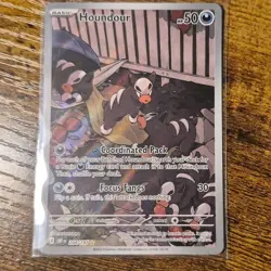 The Pokemon Company Pokemon TCG Houndour 204/197 Obsidian Flames IR Holo EN 2023 - Image 1