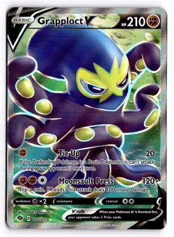 Grapploct V 072/073 Ultra Rare Champion's Path Pokemon Holo Near Mint - Image 1