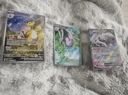 Pokemon Card Lot Ampharos IR 090/086 Sliggoo IR 095/086 Cinccino ex Chaos Rising - Image 1