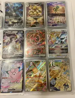 Pokemon Card Binder Lot | EX, V, VSTAR, Full Art, IR, Trainers, Eeveelutions - Image 1