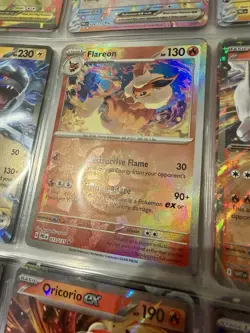 Pokemon Card Binder Lot | EX, V, VSTAR, Full Art, IR, Trainers, Eeveelutions - Image 5
