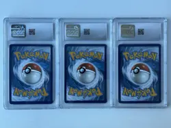 CGC Graded Pokemon 3-Card Lot Eevee VMAX SWSH087/Iron Crown ex 191/162/Zacian IR - Image 2