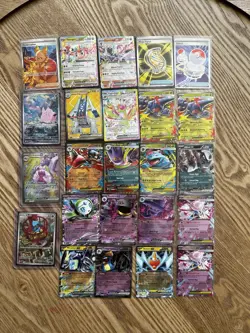 Pokemon 24 Card Ultra Rare Lot | Tinkaton ex SIR, Clefairy IR, Riolu IR, exCards - Image 1