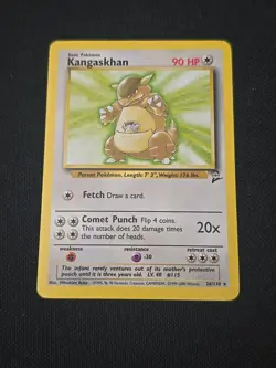 Kangaskhan 026/130 Base Set 2 Regular Black Star Rare WOTC Pokemon TCG LP - Image 1