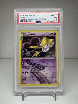 Jirachi RC13/RC32 Radiant Collection Generations Holo Pokemon Card PSA 7 - Image 1