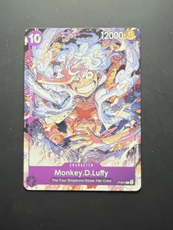 2024 One Piece Promo Starter Deck Purple Alt Art Monkey D. Luffy #P-041 - Image 1