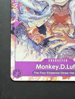 2024 One Piece Promo Starter Deck Purple Alt Art Monkey D. Luffy #P-041 - Image 3