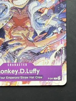2024 One Piece Promo Starter Deck Purple Alt Art Monkey D. Luffy #P-041 - Image 4