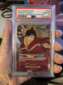 Lot of (10) PSA 10 Sequential One Piece English 1st Anniversary Set - Image 3